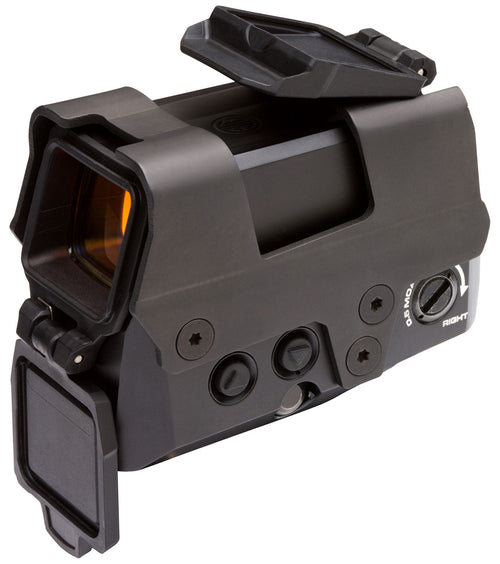 Romeo 8T tactical red dot sight close-up showing lens and housing