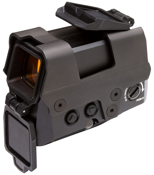Romeo 8T tactical red dot sight close-up showing lens and housing