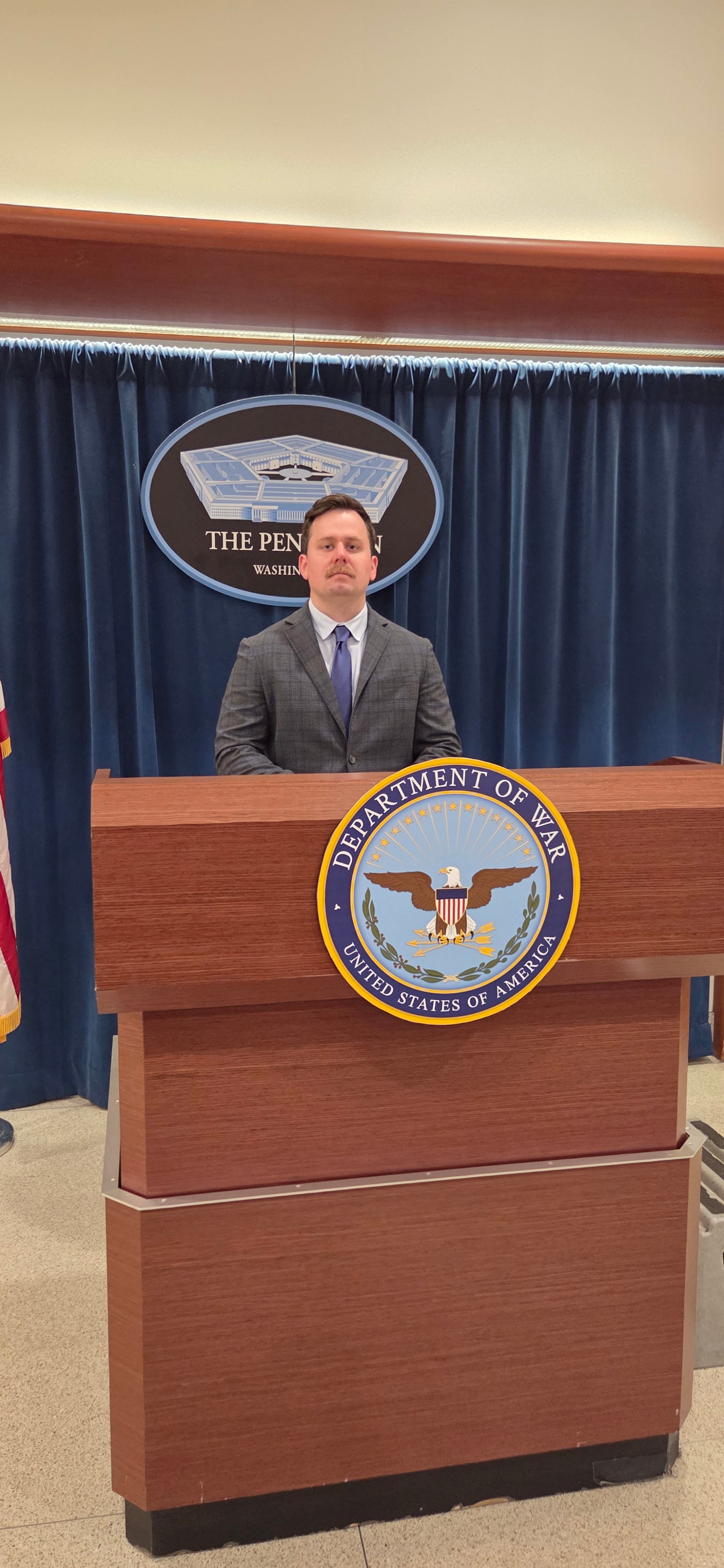 IntelGoons founder at the Pentagon supporting defense initiatives