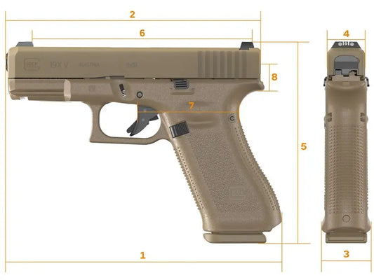 Glock G19X V side profile product image