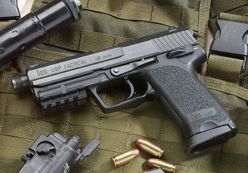HK USP Tactical match grade 9mm combat pistol