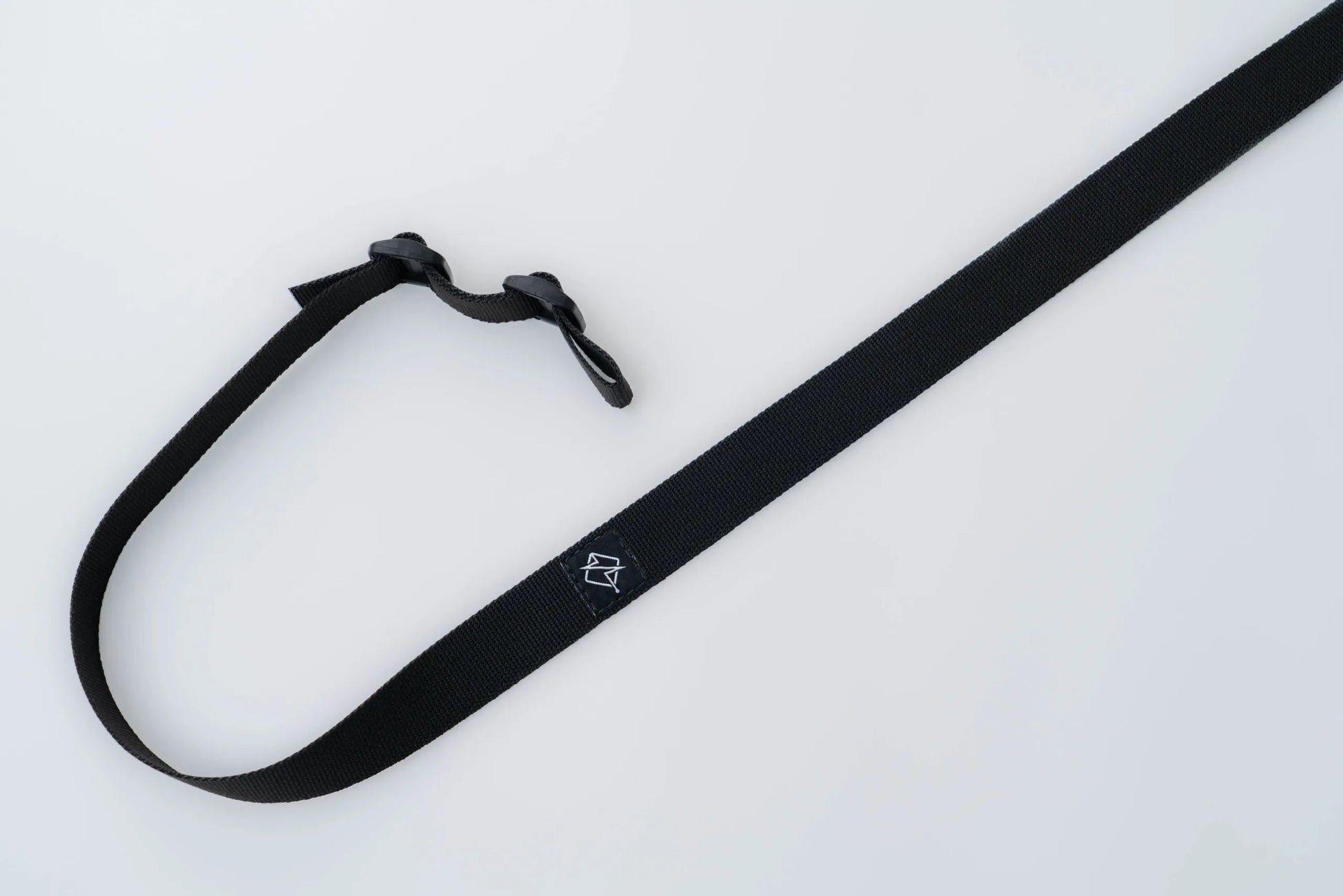 Flatline Standard Rifle Sling shown in minimalist black nylon webbing