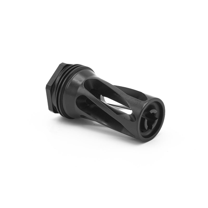 HUXWRX suppressor compatible flash hider for AR15 rifles