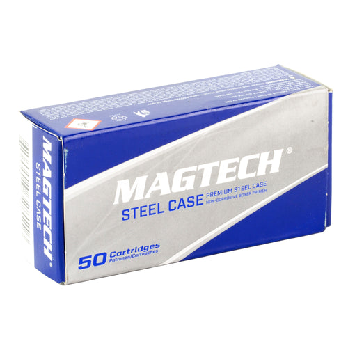 Magtech 9mm 115 grain FMJ steel case ammo 50 rounds