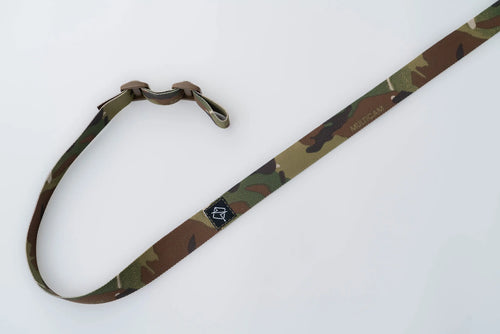 Flatline Standard Rifle Sling shown in multicam nylon webbing