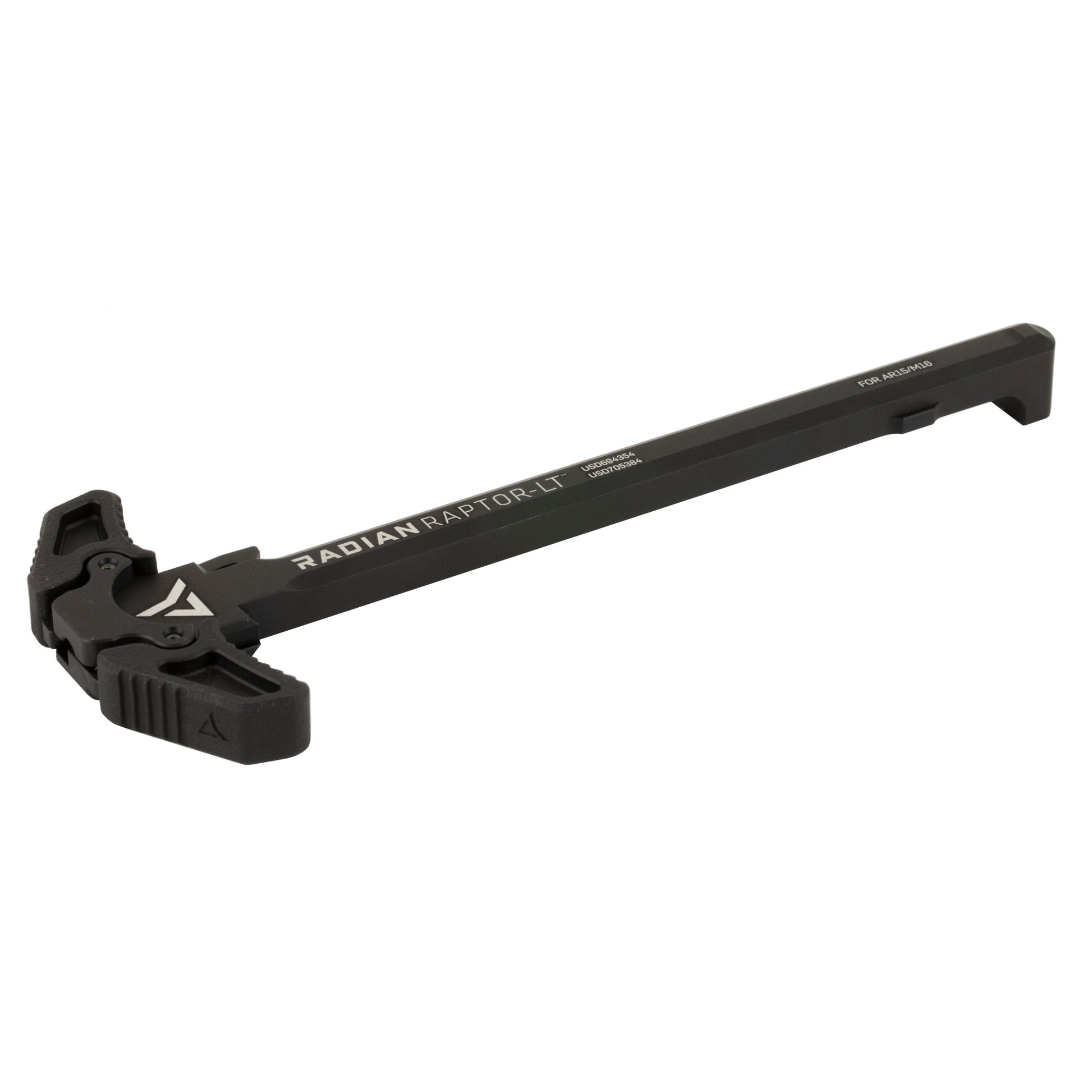 Radian Raptor LT charging handle with polymer overmolded latches