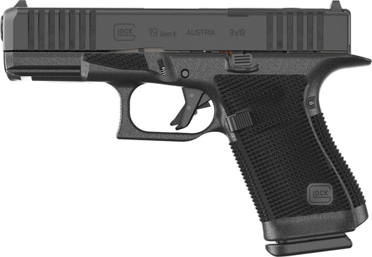 Glock 19 Gen6 ORS 9mm compact pistol side profile