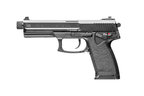Heckler and Koch Mark 23 suppressor-ready handgun with threaded barrel